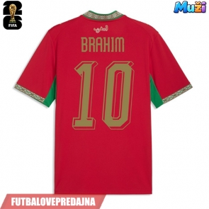 Lacne Muži Futbalové dres Maroko Brahim Diaz #10 MS 2026 Krátky Rukáv - Domáci